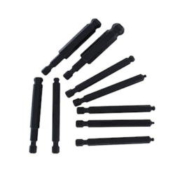 Sexkant Bitasett 2-12 mm, 9 stk