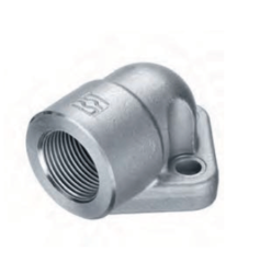 3 bolta dæluflansar 90°