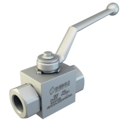 Háþrýstir galvaniseraðir kúlulokar tommumál