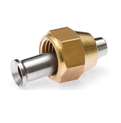 Slöngutengi, kopar, HL