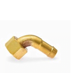 90° slöngutengi með hlaupró