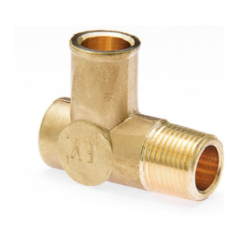 Hné, kopar, 90, 16mm x 3/8" BSP