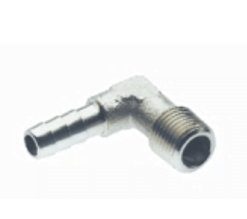 90° slöngutengi með nippli