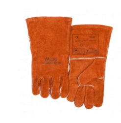 Rafsuðuhanskar, rauðir