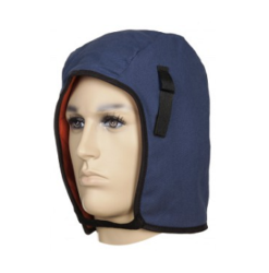 Hjálmhetta/húfa, blá, polyfiber