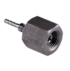 Slöngutengi með hlaupró, mæla, tommur