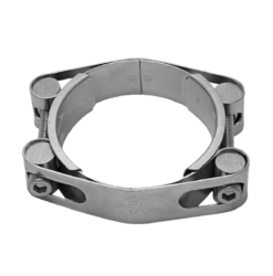 Hosuklemmur Pari, tveggja bolta, ryðfrítt