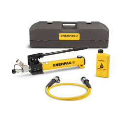 Vökvadæla með slöngu, hraðtengi og mæli - Enerpac