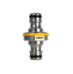 Samtengi 1/2", málm, tvöfalt, Hozelock