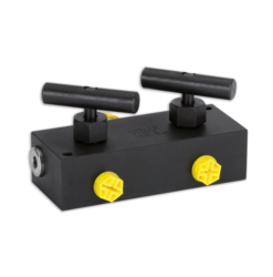 Flæðiloki 3/8" NPT, 2 tengi út - Larzep