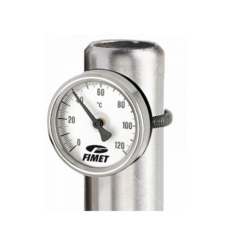 Hitamælir með gormi 0-120°C