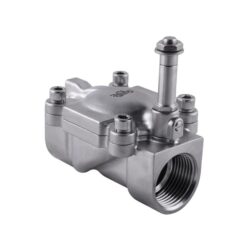 Rafstýrðir membrulokar, ryðfríir 2/2 NC