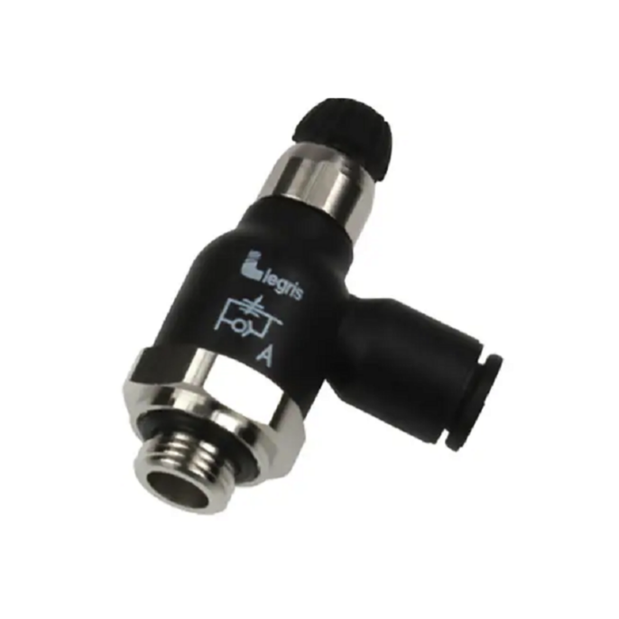 Skrúfaðir tregðulokar 90°, Legris.png