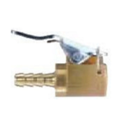 Dekkjaloftstútur með klemmu - Dekkjaloftstútur með klemmu, Með 8mm slöngustút