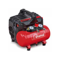 Loftpressa, hljóðlát, Siltek 6 Pro 105 L/mín, 6L kútur