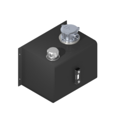 Vökvatankar með hliðarfestingum, 30 og 50 lítra - Kazel