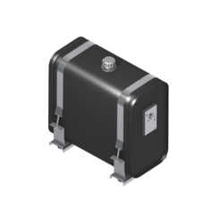 Vökvatankur, 180L, aftan hús - Kazel